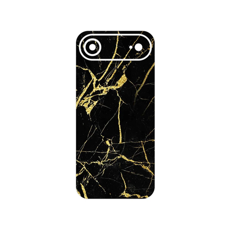 برچسب پوششی ماهوت مدل Graphite_Gold_Marble مناسب برای گوشی موبایل اپل iPhone 17 Air