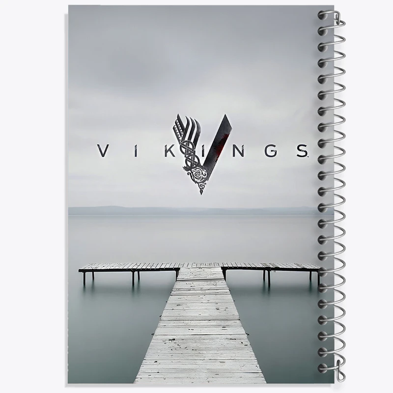 دفتر مشق 100 برگ خندالو طرح وایکینگ ها (Vikings) کد F13619