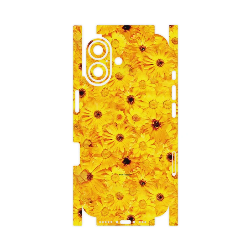 برچسب پوششی ماهوت مدل Yellow_Flower-FullSkin مناسب برای گوشی موبایل اپل iPhone 17