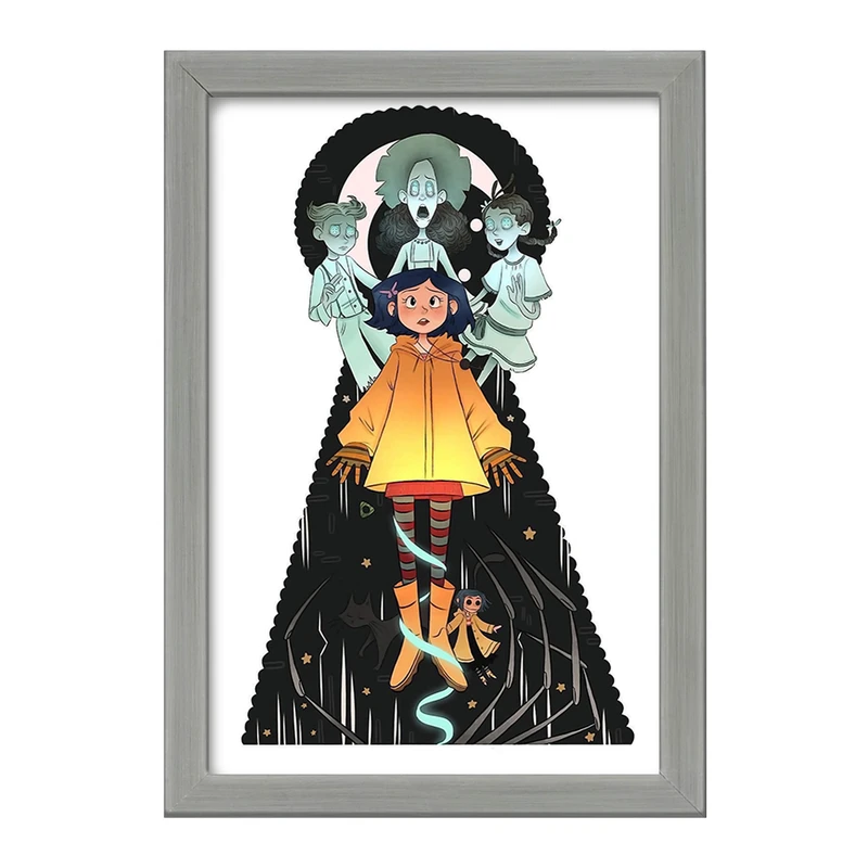 تابلو خندالو طرح کورالاین Coraline  کد 20789