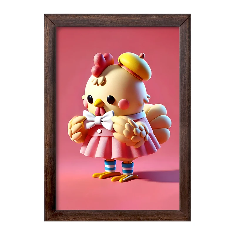 تابلو خندالو طرح جوجه ی بامزه کد F9310