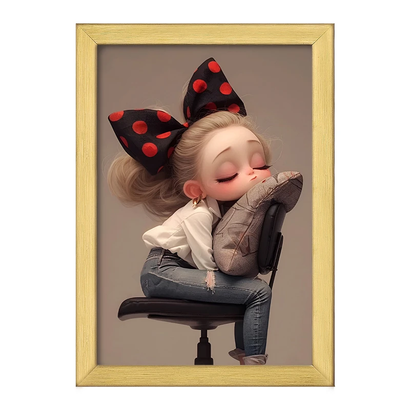 تابلو خندالو طرح دخترانه کد F5788