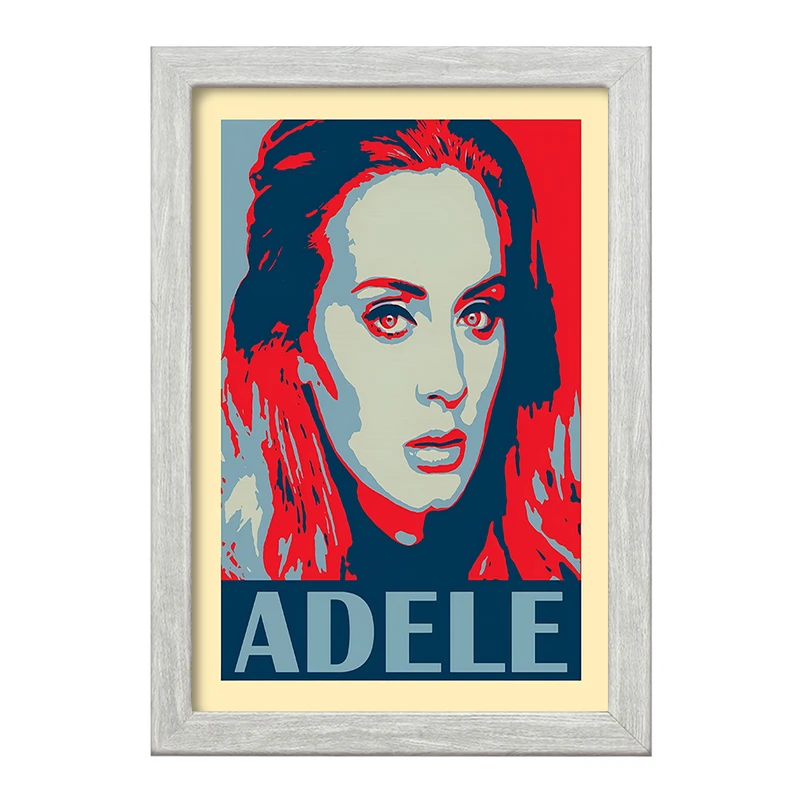 تابلو خندالو طرح ادل (Adele) کد F6474