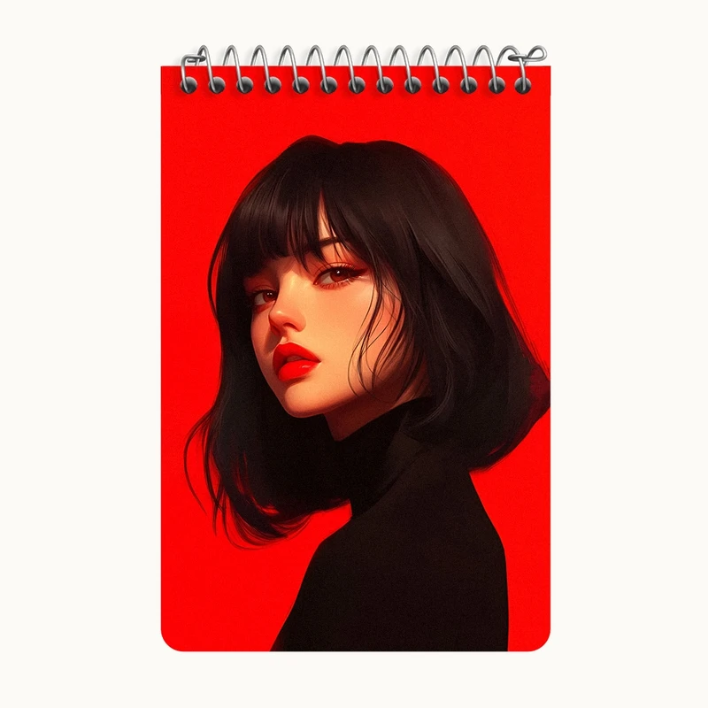 دفتر یادداشت 50 برگ خندالو طرح دخترانه کد F4622