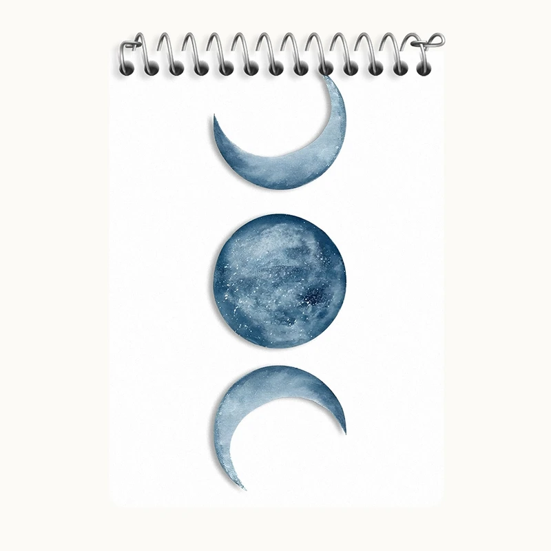 دفتر یادداشت 50 برگ خندالو طرح ماه (Moon) کد N3110