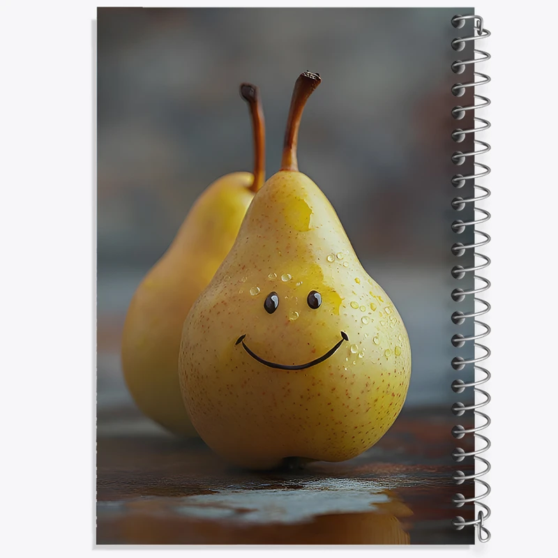 دفتر مشق 100 برگ خندالو طرح گلابی کد F11763