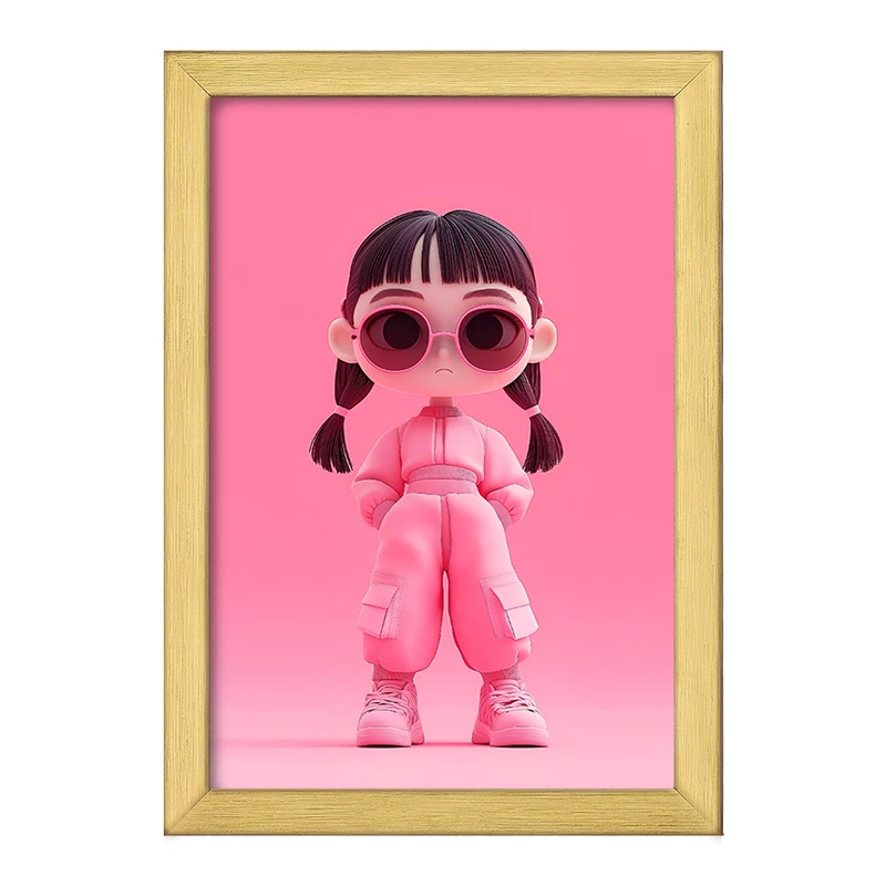 تابلو خندالو طرح دخترانه کد F4038