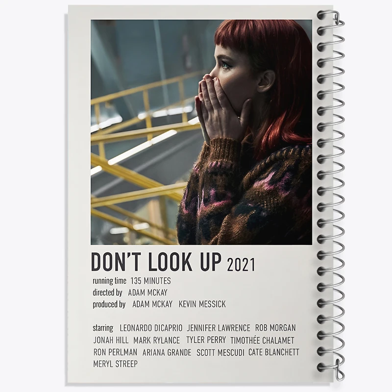 دفتر مشق 100 برگ خندالو طرح بالا رو نگاه نکن (Don't Look Up) کد F13013