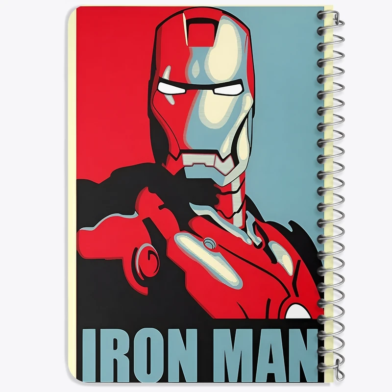 دفتر یادداشت 50 برگ خندالو طرح مرد آهنی مارول (Marvel) کد F6459