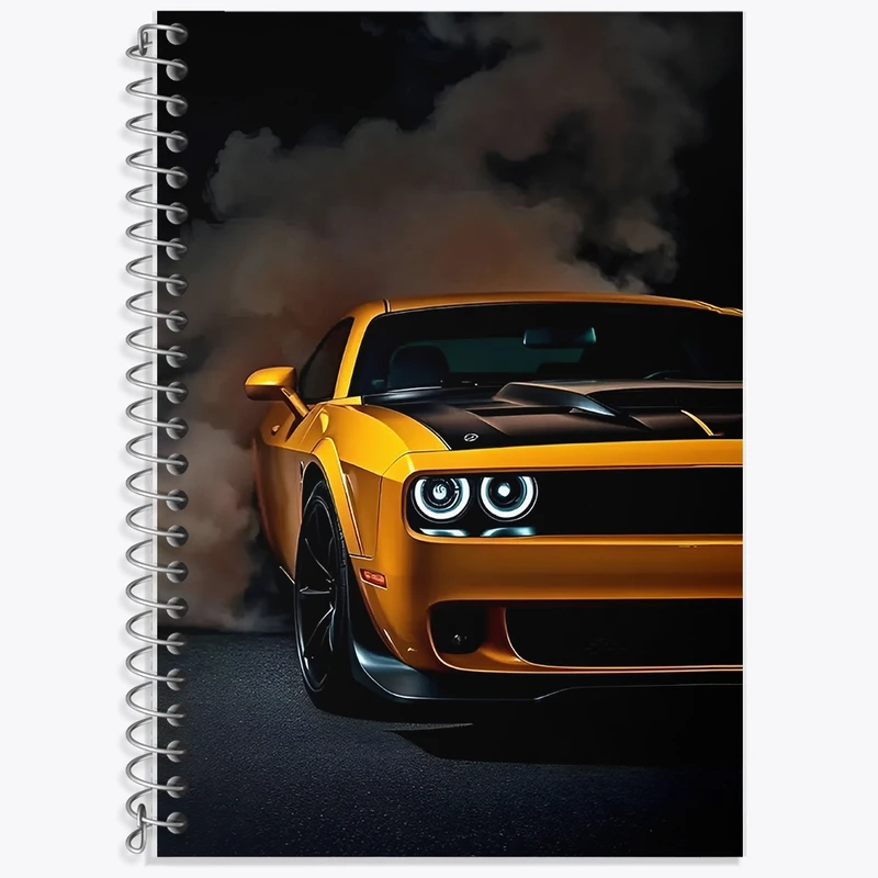 دفتر زبان 50 برگ خندالو مدل سه خط طرح ماشین اسپرت کد F12873