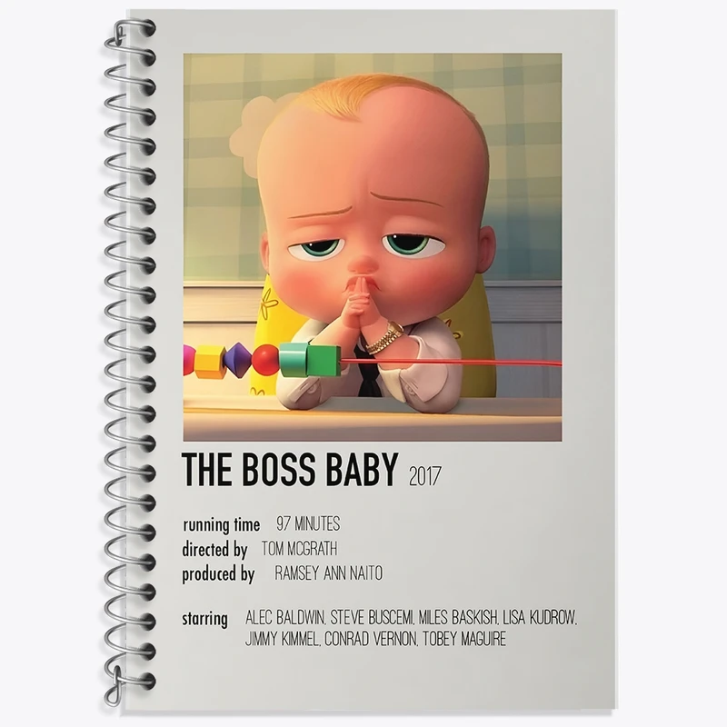دفتر لغت 50 برگ خندالو طرح بچه رئیس (The Boss Baby) کد F13106
