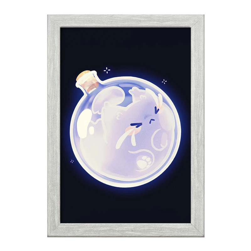 تابلو خندالو طرح گربه حیوانات بامزه  کد 21048