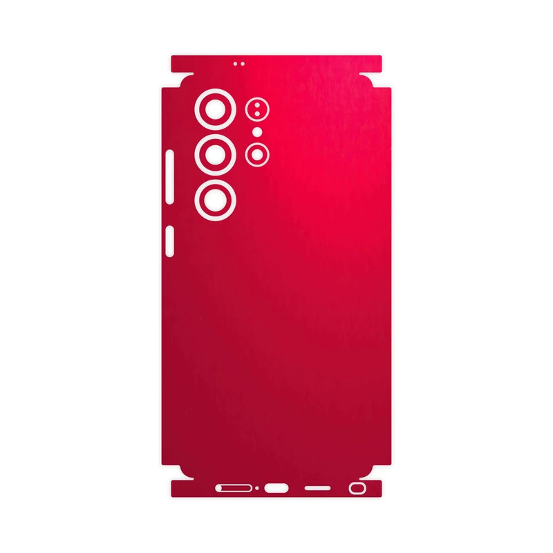 برچسب پوششی ماهوت مدل Matte-Warm-Red-FullSkin مناسب برای گوشی موبایل سامسونگ Galaxy S25 Ultra