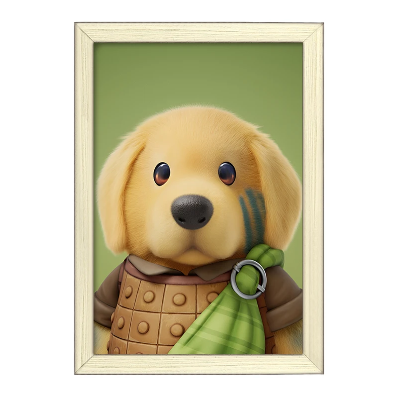 تابلو خندالو طرح سگ کد F10053