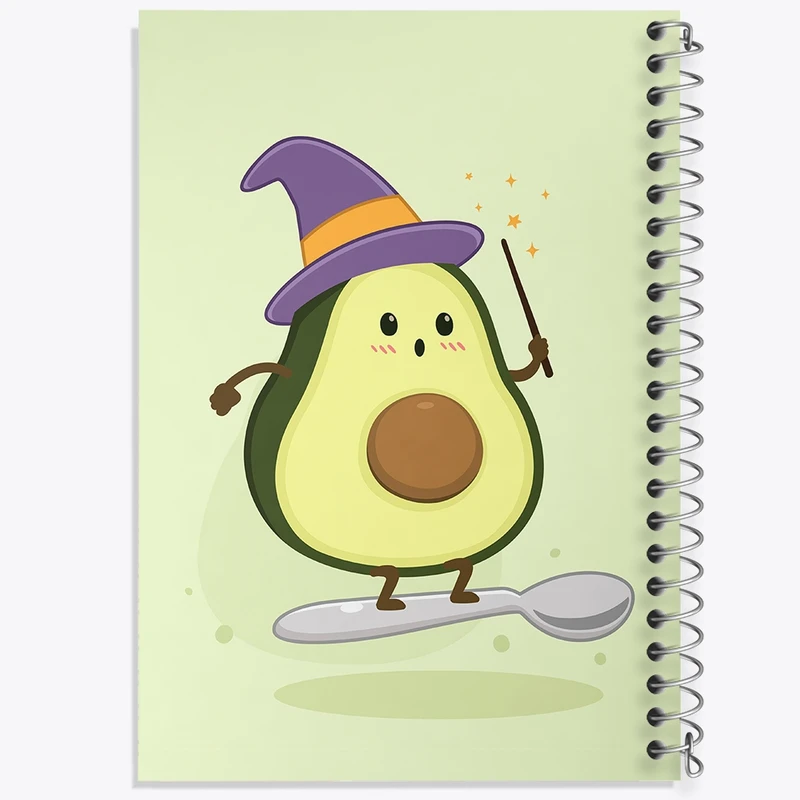 دفتر طراحی 50 برگ خندالو طرح آووکادو کد 29575