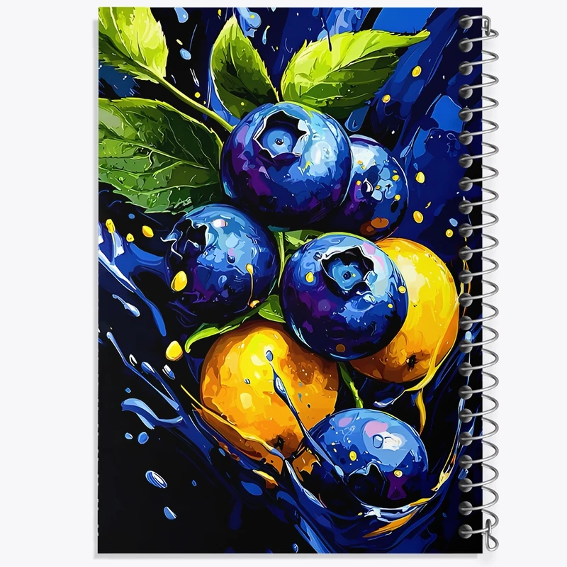 دفتر طراحی 50 برگ خندالو طرح بلو بری کد F11846