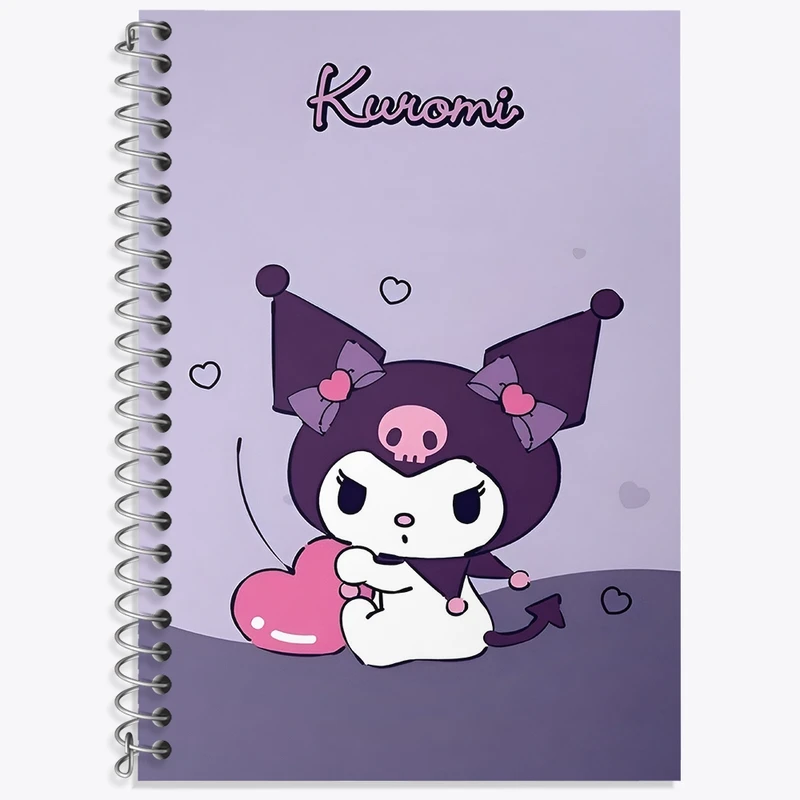 دفتر زبان 50 برگ خندالو مدل سه خط طرح کورومی و مای ملودی کد F3752