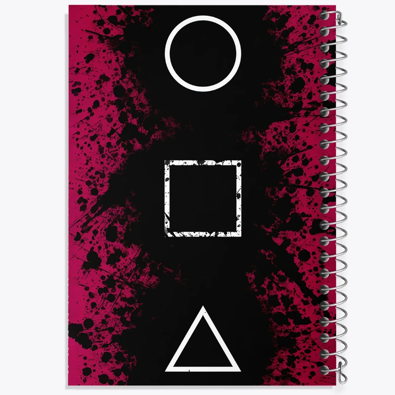 دفتر مشق 50 برگ خندالو طرح بازی مرکب (Squid Game) کد F11868