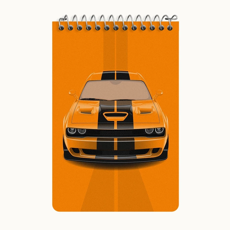 دفتر یادداشت 50 برگ خندالو طرح ماشین اسپرت کد F2926