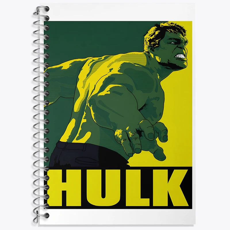 دفتر نت موسیقی 50 برگ خندالو طرح هالک کد F3957