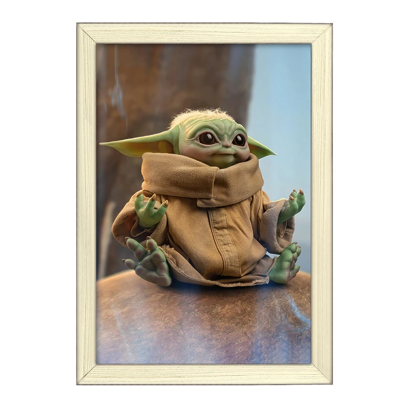 تابلو خندالو طرح یودا سریال جنگ ستارگان کد 26074