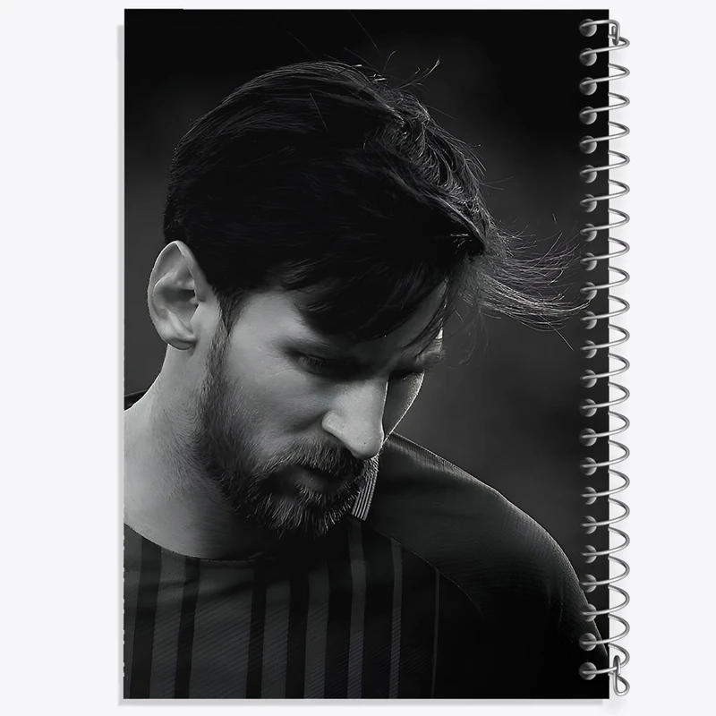 دفتر طراحی 50 برگ خندالو طرح لیونل مسی کد N4665