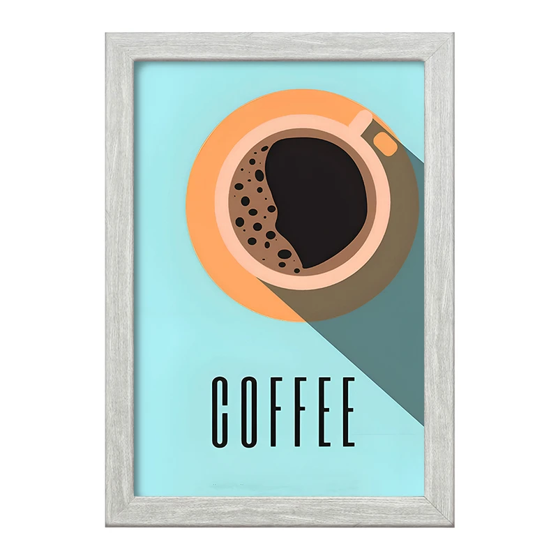 تابلو خندالو طرح قهوه (COFFEE) کد F10407