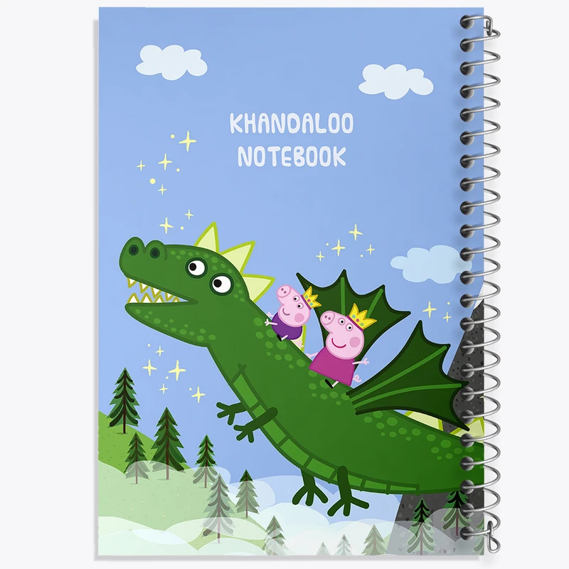 دفتر مشق 100 برگ خندالو طرح انیمیشن پپا پیگ (Peppa Pig) کد N9256
