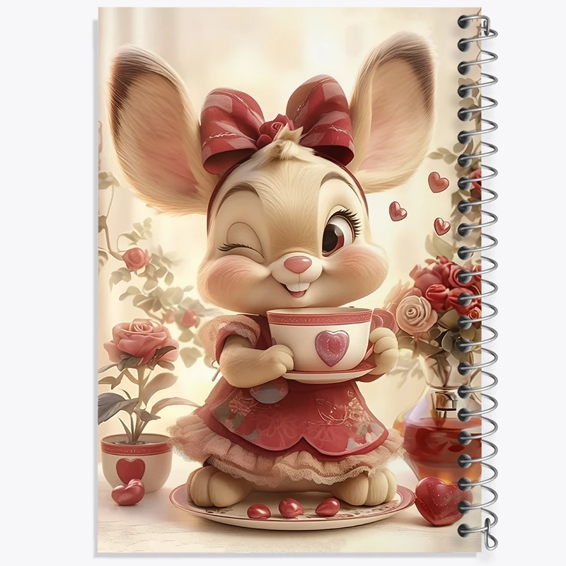 دفتر لیست خرید 50 برگ خندالو طرح خرگوش کیوت کد F11109