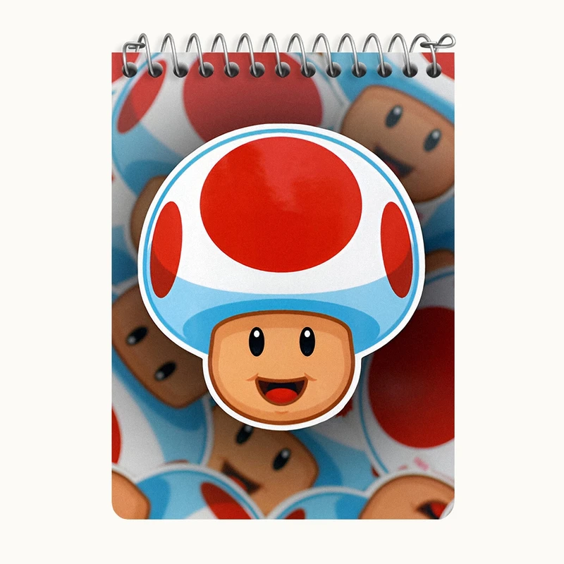 دفتر یادداشت 50 برگ خندالو طرح (Mario) سوپر ماریو کد N8951