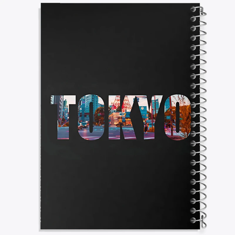 دفتر مشق 100 برگ خندالو طرح توکیو (Tokyo) کد F4838