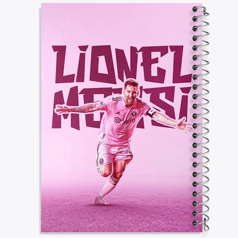 دفتر طراحی 50 برگ خندالو طرح لیونل مسی کد 36439