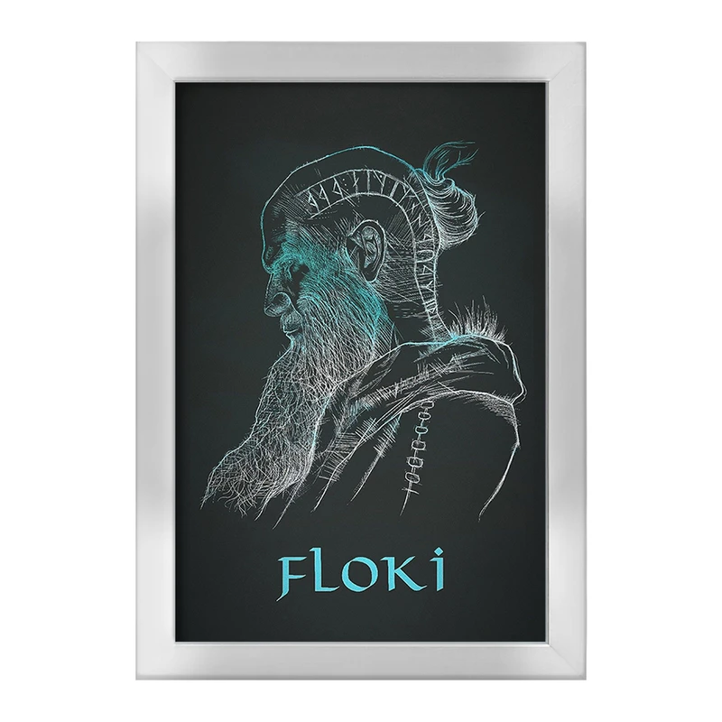 تابلو خندالو طرح فلوکی وایکینگ ها (Vikings) کد F13618