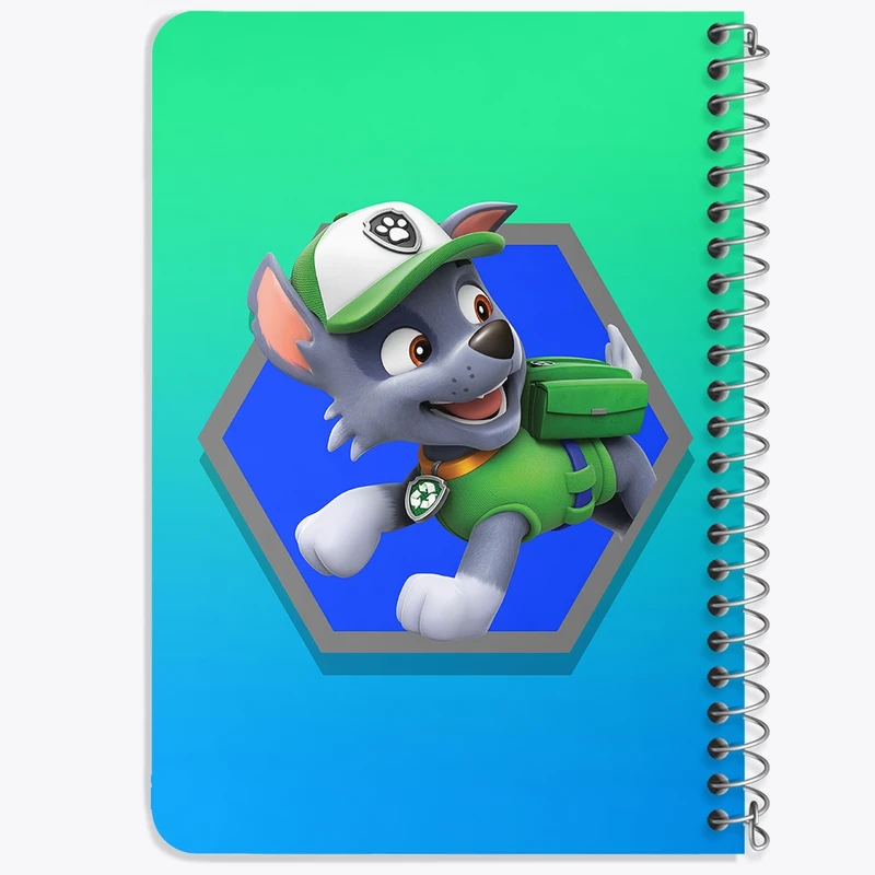 دفتر یادداشت 50 برگ خندالو طرح راکی سگ های نگهبان Paw Patrol کد 12590