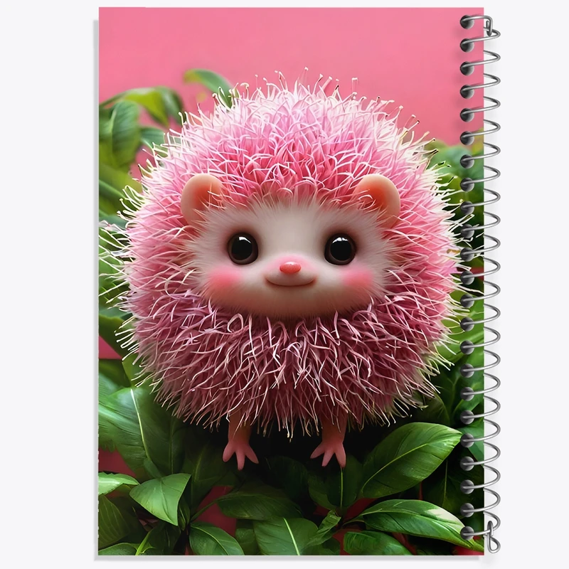 دفتر لیست خرید 50 برگ خندالو طرح جوجه تیغی کیوت کد F8957