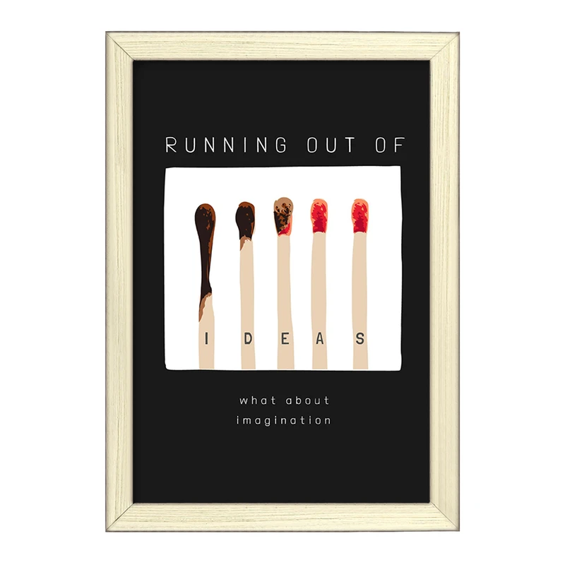 تابلو خندالو طرح Running Out Of کد F1535