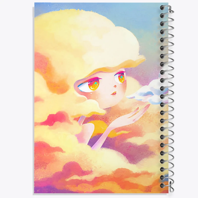 دفتر مشق 100 برگ خندالو طرح دخترانه کد F9204