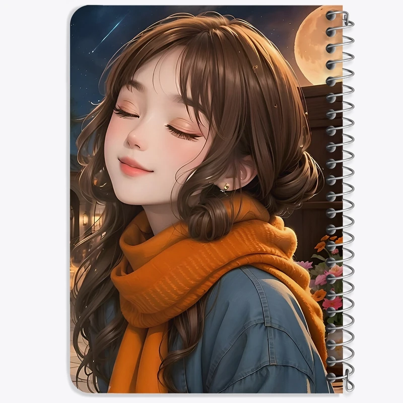 دفتر یادداشت 50 برگ خندالو طرح دخترانه کد F4192
