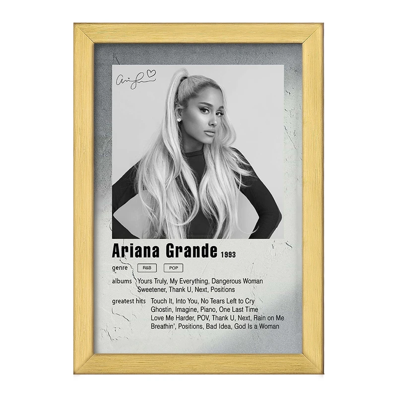 تابلو خندالو طرح آریانا گرانده (Ariana Grande) کد F11241