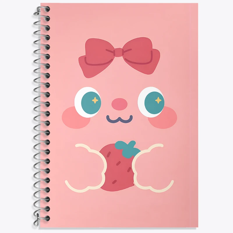 دفتر زبان دوخط 50 برگ خندالو طرح خرگوش بامزه کد N7114