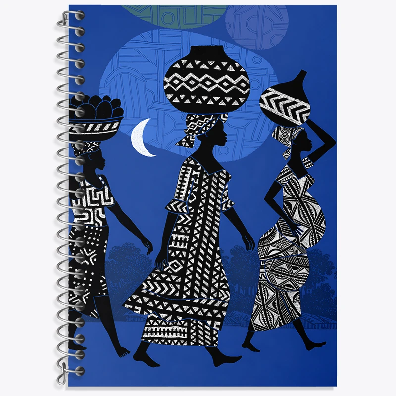 دفتر نت موسیقی 50 برگ خندالو طرح زن آفریقایی کد F4792