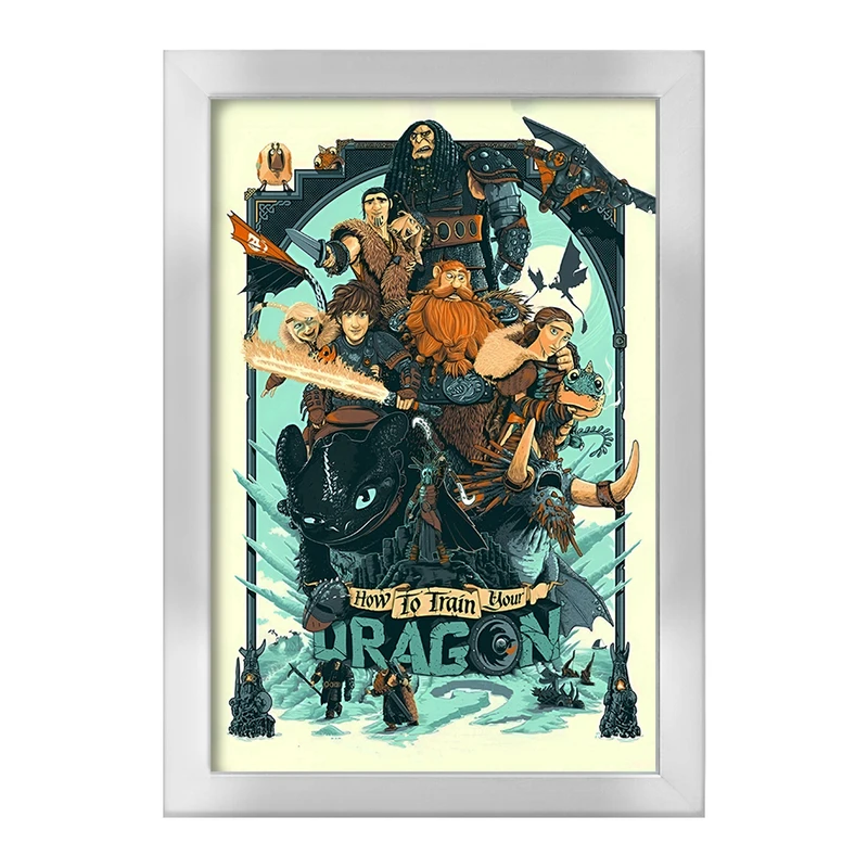 تابلو خندالو طرح چگونه اژدهای خود را تربیت کنیم کد F13572