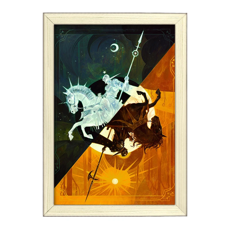 تابلو خندالو طرح شوالیه کد F1119