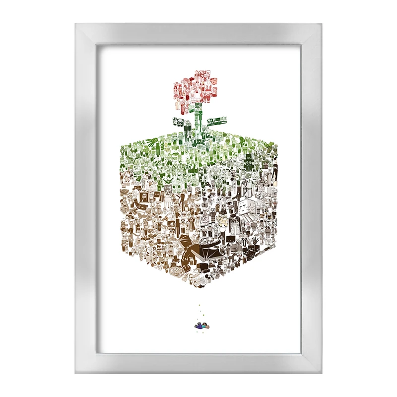 تابلو خندالو طرح ماینکرافت (Minecraft) کد F14095