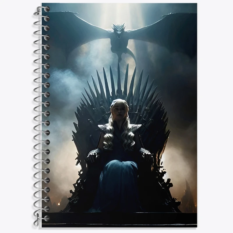 دفتر لغت 50 برگ خندالو طرح بازی تاج و تخت (Game Of Thrones) کد F10157