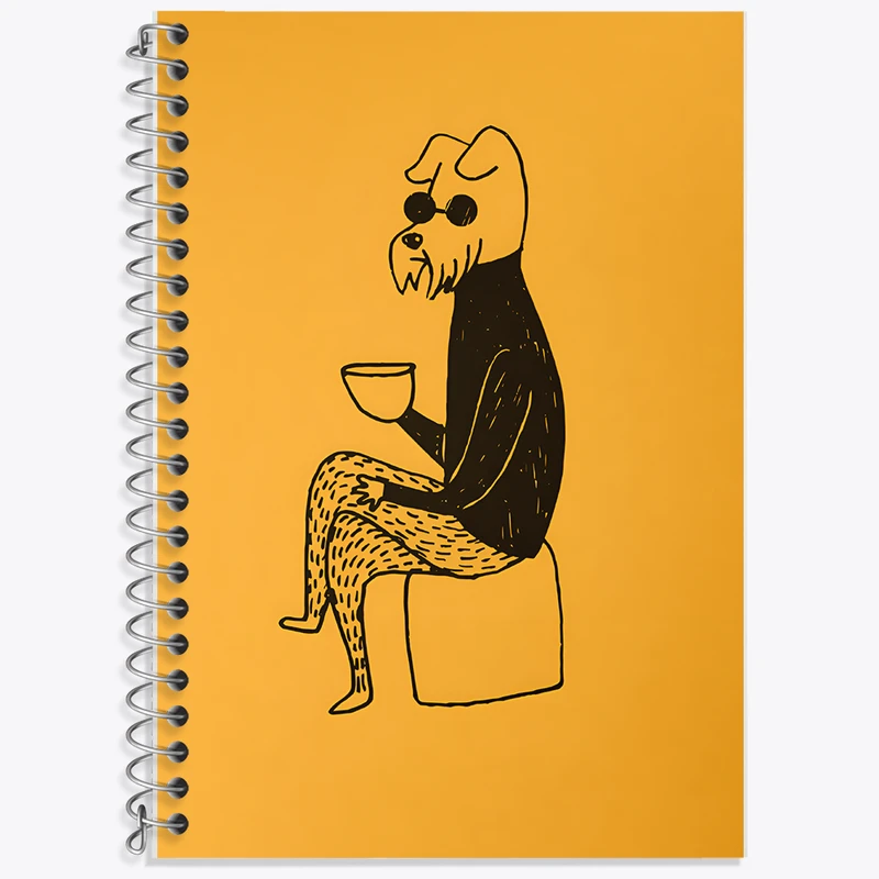 دفتر نت موسیقی 50 برگ خندالو طرح سگ کد F10067