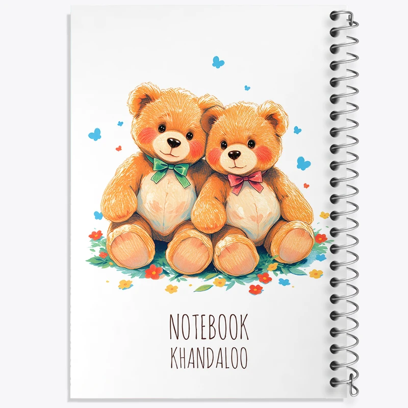 دفتر نقاشی 50 برگ خندالو طرح خرس کیوت کد N7775