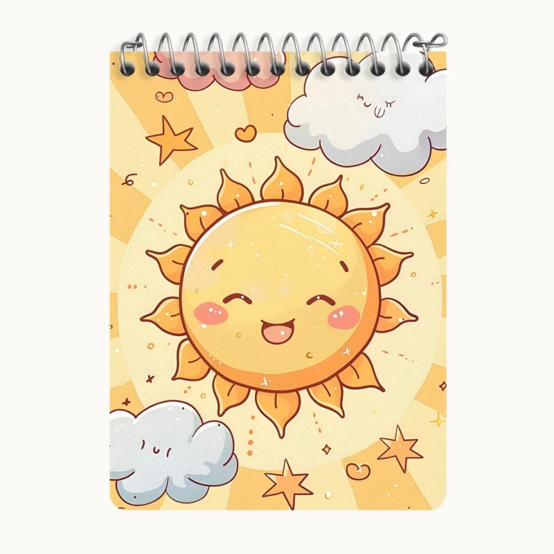 دفتر یادداشت 50 برگ خندالو طرح خورشید بانمک کد N6814