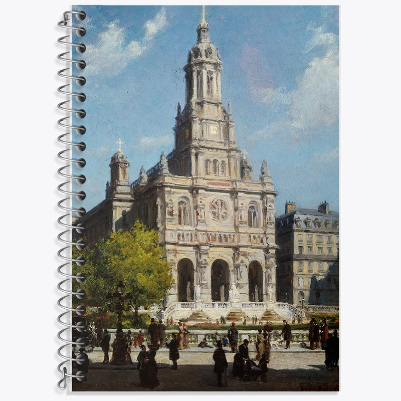 دفتر نت موسیقی 50 برگ خندالو طرح نقاشی کلیسای ترینیتی اثر لویی بیرود کد F12297