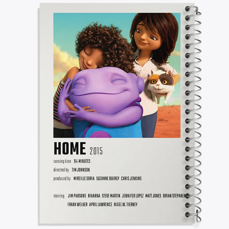 دفتر مشق 100 برگ خندالو طرح خانه (Home) کد F13126